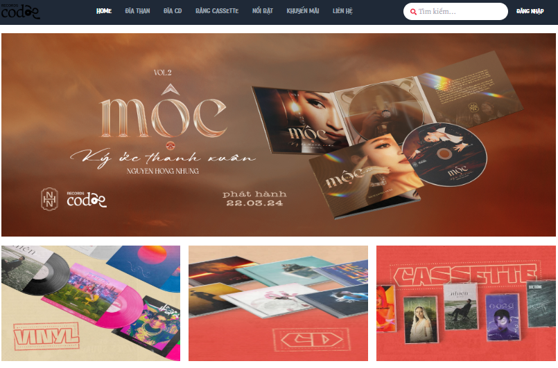 Codae - CD Sales Website